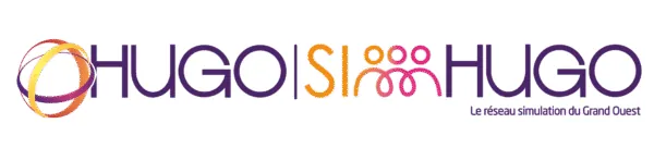 Logo SimHUGO, réseau des centres de simulation en santé